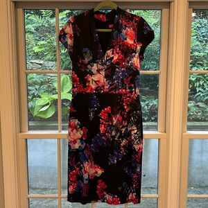 Beautiful Betsy Johnson abstract floral dress